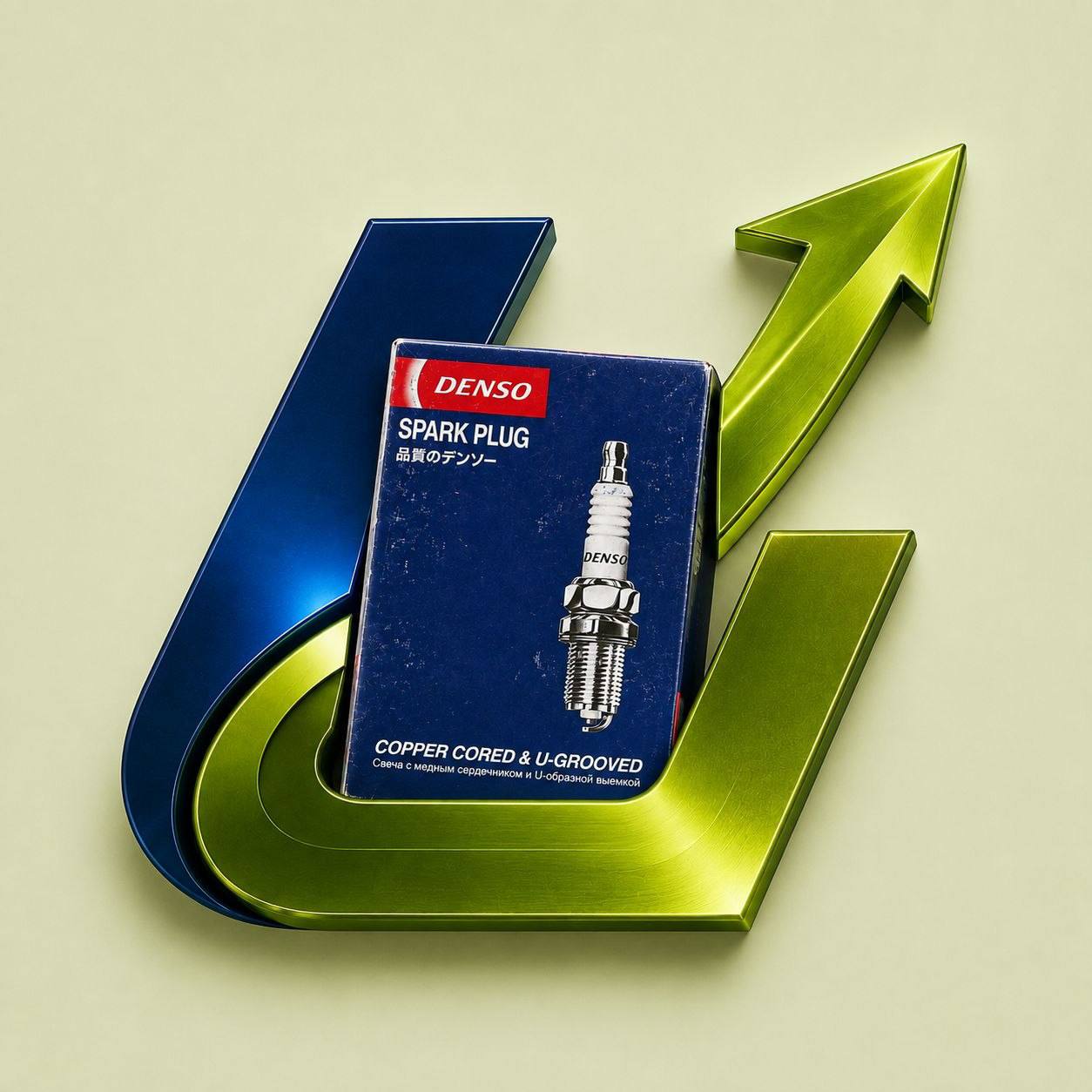 شمع خودرو دنسو (DENSO _ K16R_U11) پایه کوتاه