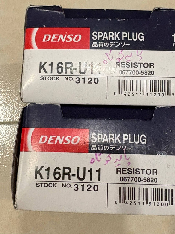 شمع خودرو دنسو (DENSO _ K16R_U11) پایه کوتاه