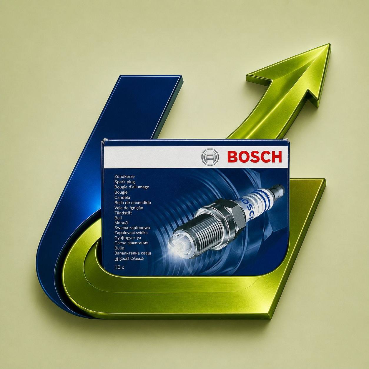شمع خودرو بوش (BOSCH _ 0242 235 666) پایه کوتاه
