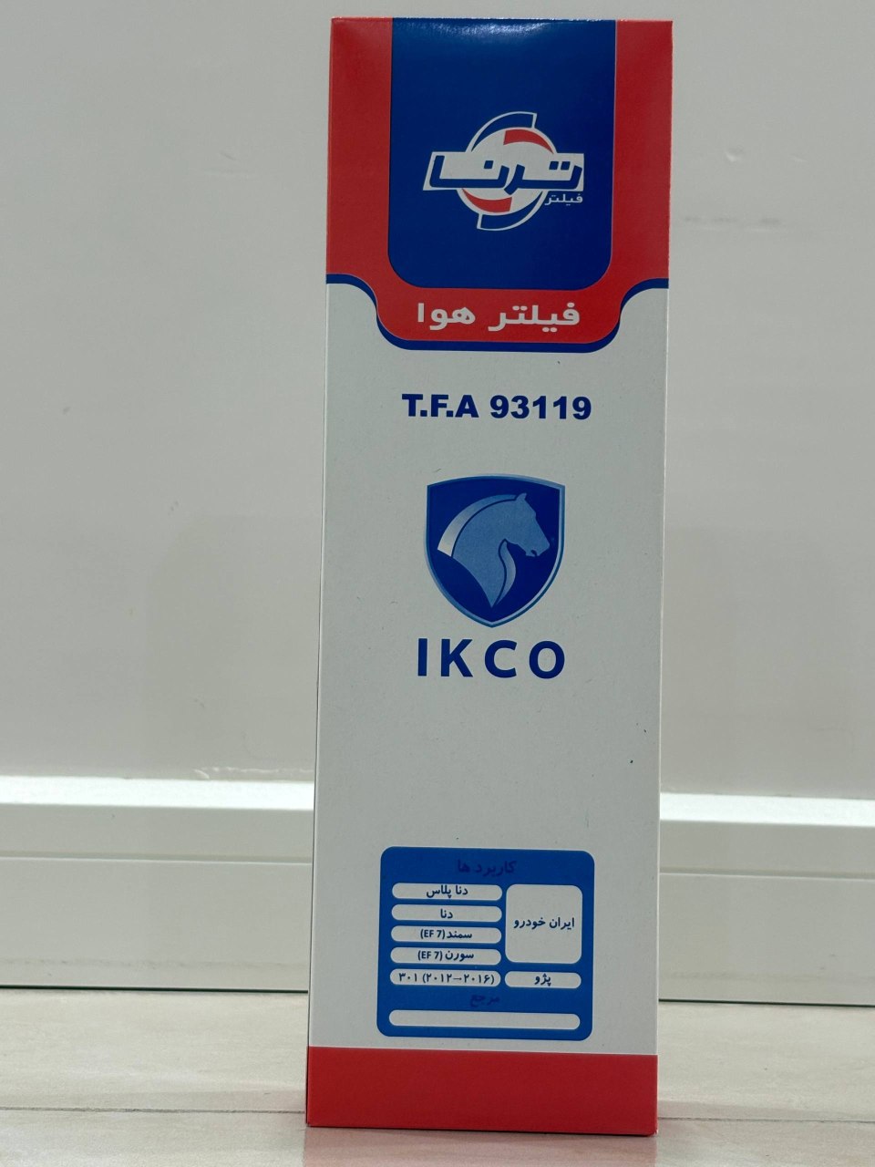 فیلتر هوا ترنا _ خانواده پژو 405 _ دنا پلاس _ دنا _ سمند EF7